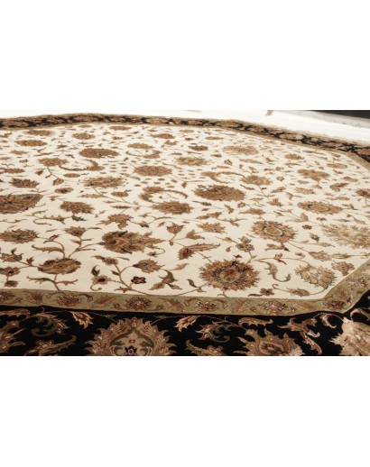 Tappeto Tabriz Royal Pakistan bianco beige 298x300