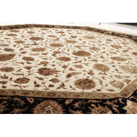 Tappeto Tabriz Royal Pakistan bianco beige 298x300