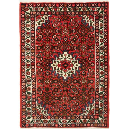 Tappeto Hamadan Persia marrone 106x149