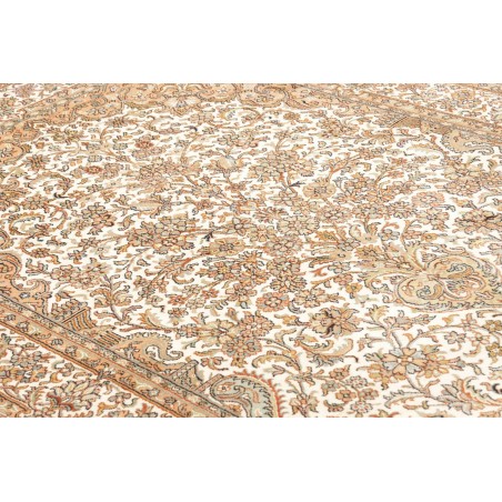 Tappeto Kashmir India giallo bianco 125x192