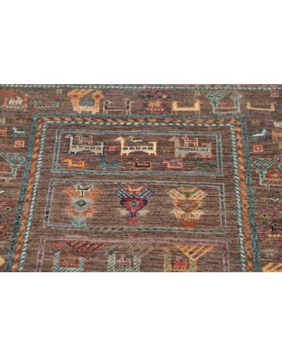 Tappeto Rubin Pakistan marrone bianco 76x346