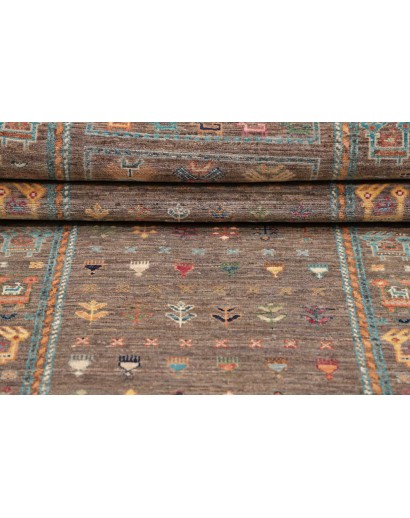 Tappeto Rubin Pakistan marrone bianco 76x346