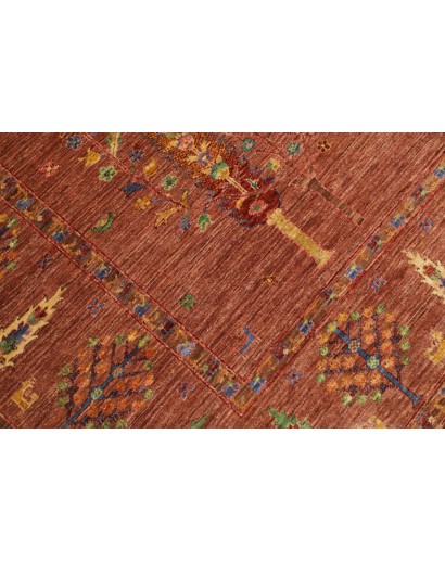 Tappeto Shahi Pakistan marrone arancione 247x295