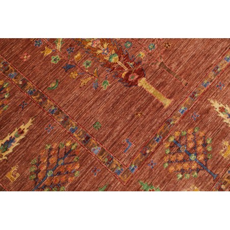 Tappeto Shahi Pakistan marrone arancione 247x295