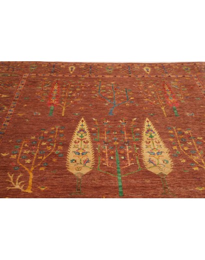 Tappeto Shahi Pakistan marrone arancione 247x295