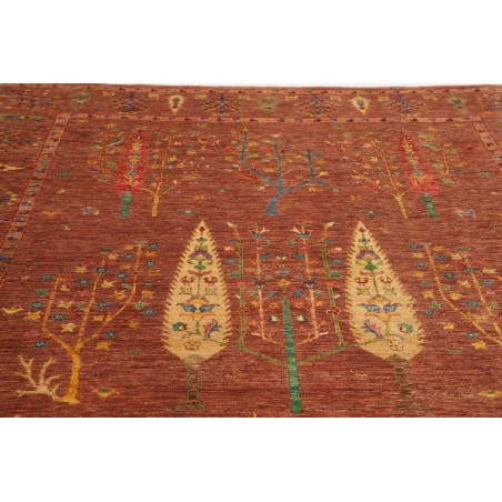 Tappeto Shahi Pakistan marrone arancione 247x295