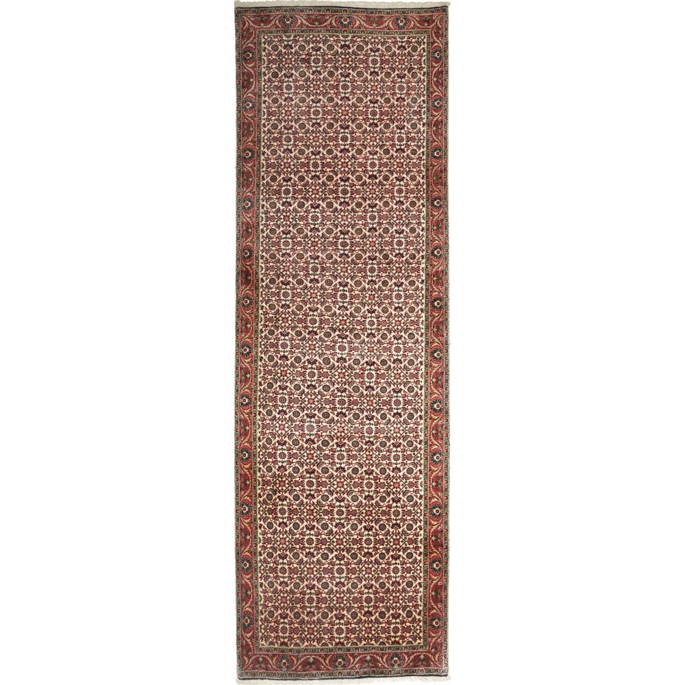 Tappeto Bidjar Persia azzurro giallo 87x306