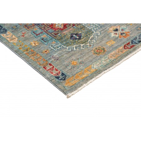 Tappeto Tribal Pakistan marrone verde 123x177