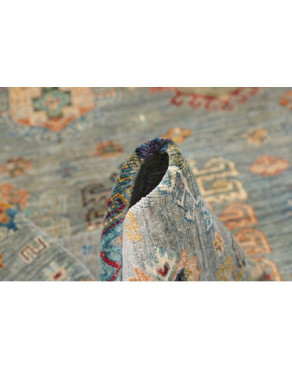 Tappeto Tribal Pakistan marrone verde 123x177