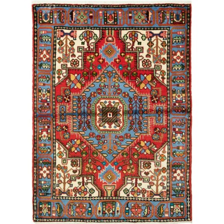 Tappeto Hamadan Persia marrone grigio 104x149