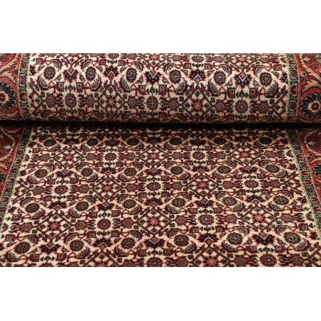 Tappeto Bidjar Persia azzurro giallo 87x306