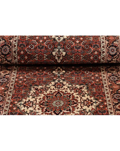 Tappeto Bidjar Persia marrone giallo 75x310