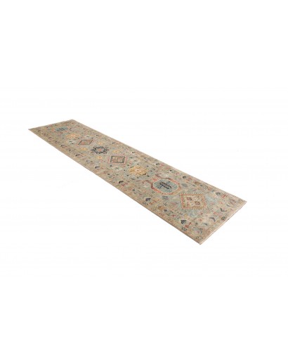 Tappeto Tribal Pakistan marrone 75x285