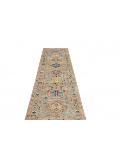 Tappeto Tribal Pakistan marrone 75x285