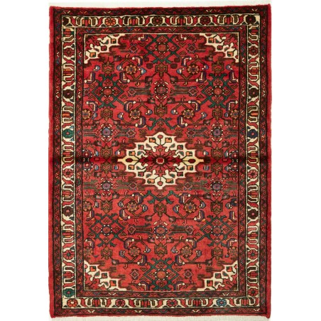 Tappeto Hamadan Persia marrone blu 101x162