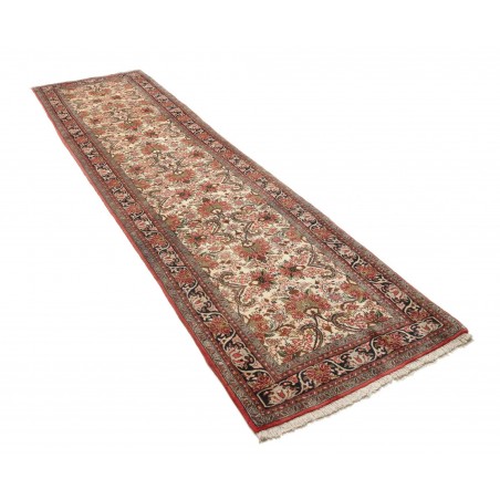 Tappeto Zandjan Persia bianco marrone 87x351