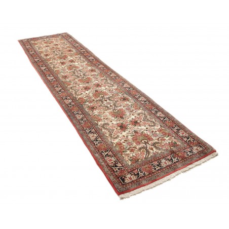 Tappeto Zandjan Persia bianco marrone 87x351