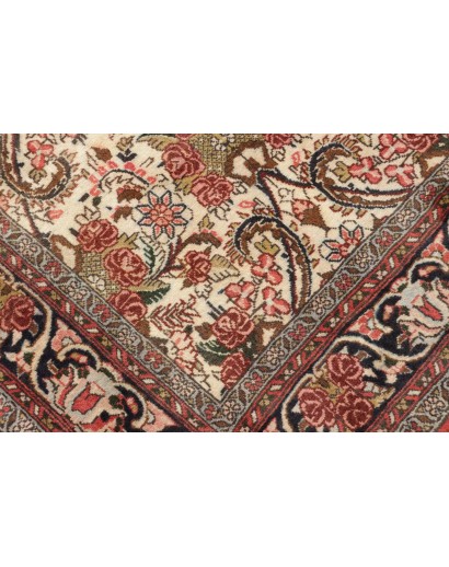 Tappeto Zandjan Persia bianco marrone 87x351