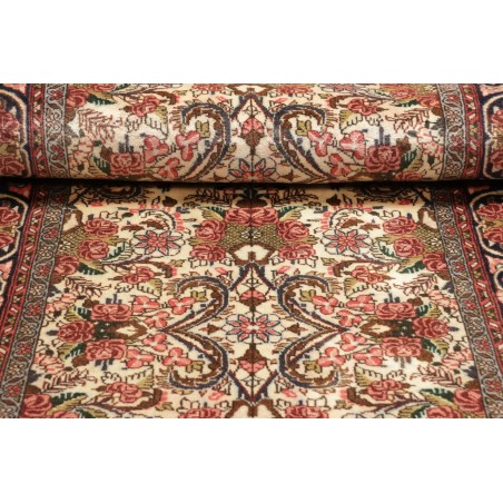 Tappeto Zandjan Persia bianco marrone 87x351
