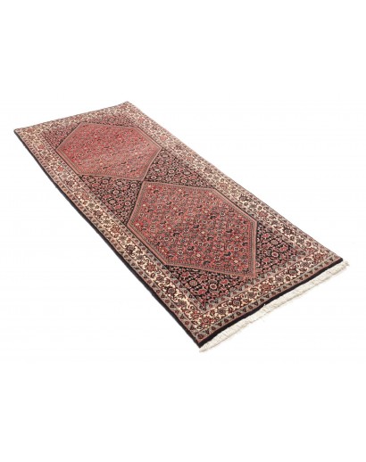 Tappeto Bidjar Persia rosso grigio 80x196