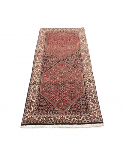 Tappeto Bidjar Persia rosso grigio 80x196