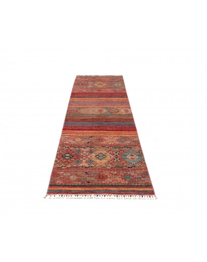 Tappeto Rubin Pakistan rosso grigio 79x244