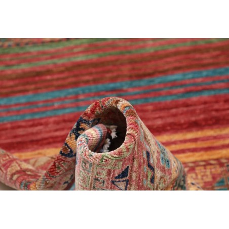 Tappeto Rubin Pakistan rosso grigio 79x244