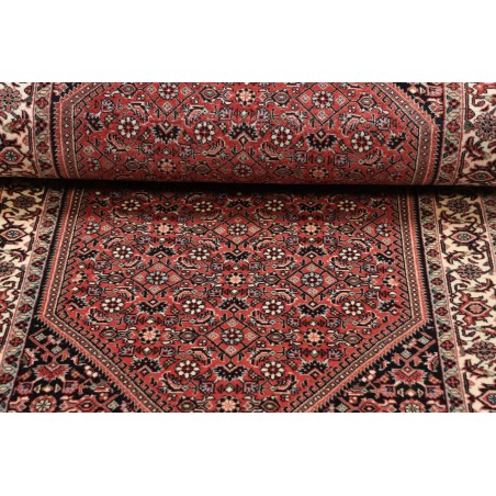 Tappeto Bidjar Persia rosso grigio 80x196
