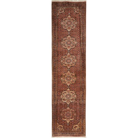 Tappeto Bidjar Persia marrone giallo 77x325