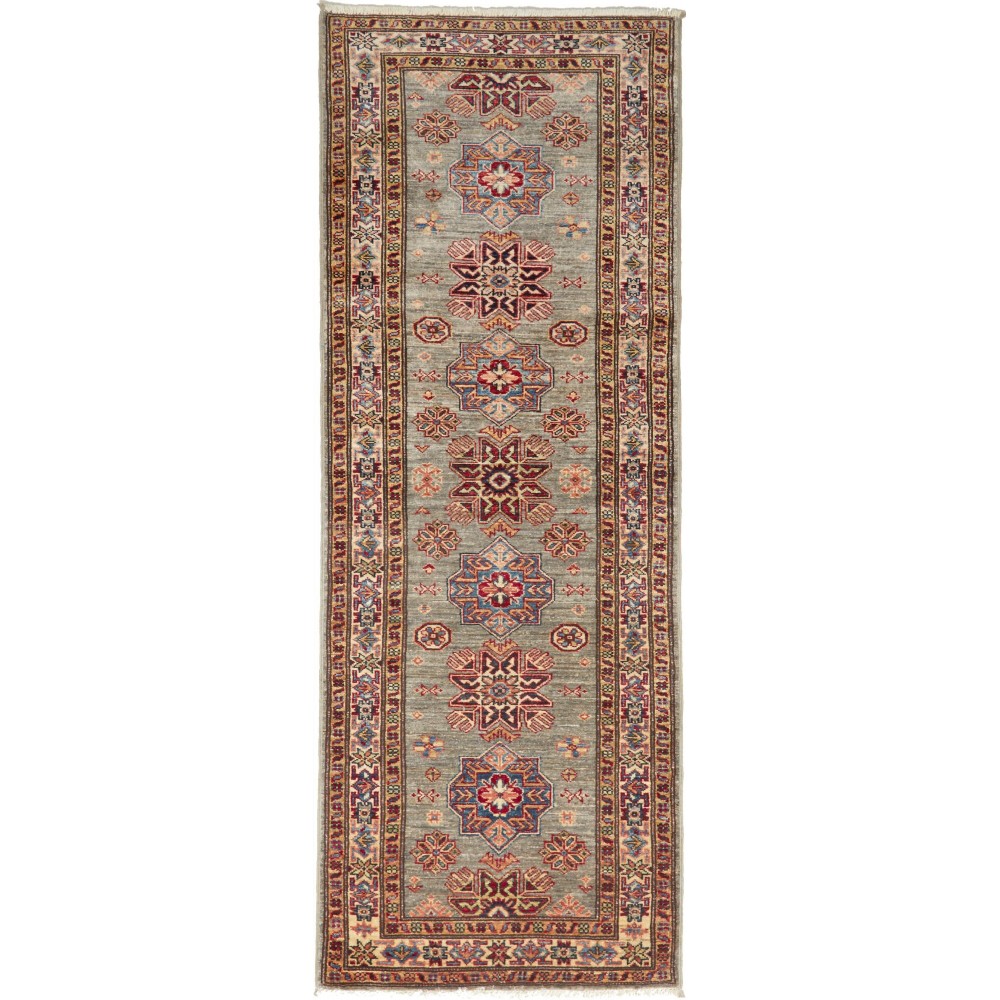 Tappeto Kazak Fine Pakistan marrone 80x200 Tappeto Kazak Fine Pakistan marrone 80x200