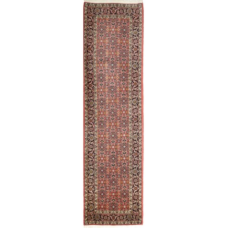 Tappeto Zandjan Persia azzurro giallo 61x236