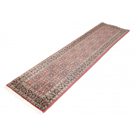 Tappeto Zandjan Persia azzurro giallo 61x236