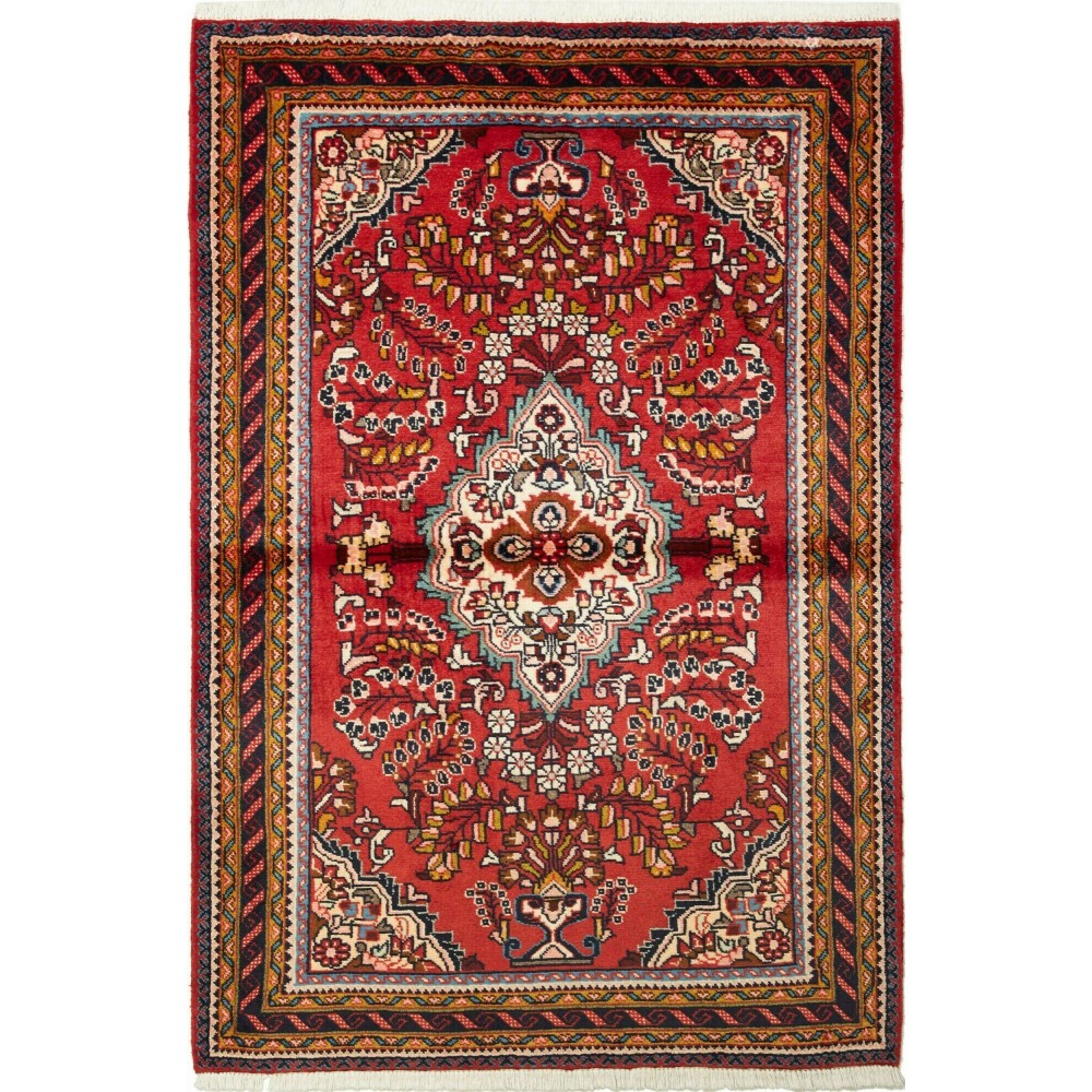 Tappeto Hamadan Persia marrone giallo 116x170