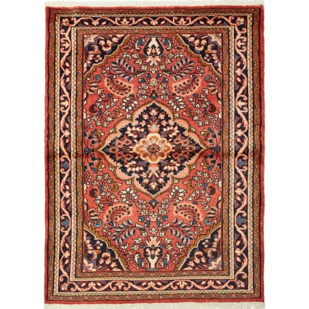 Tappeto Hamadan Persia marrone giallo 112x152