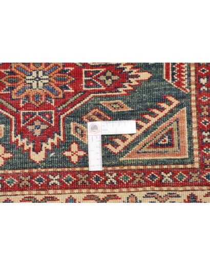 Tappeto Kazak Fine Pakistan bianco grigio 92x140