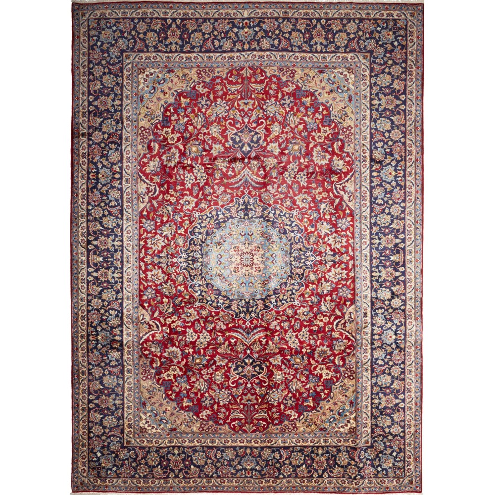 Tappeto Nadjafabad Persia azzurro bianco 290x420