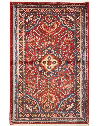 Tappeto Hamadan Persia marrone grigio 107x165