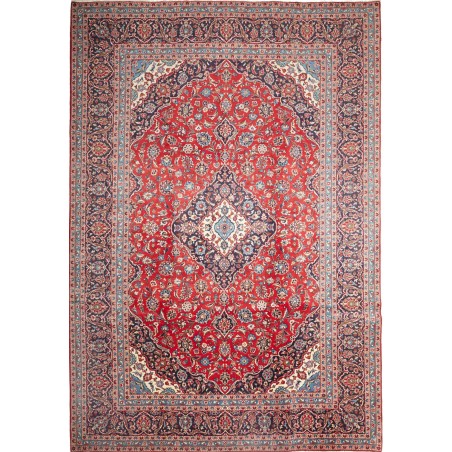 Tappeto Ardakan Persia bianco grigio 246x353