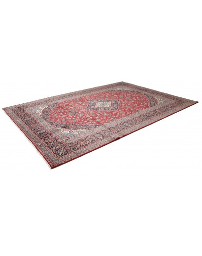 Tappeto Ardakan Persia bianco grigio 246x353
