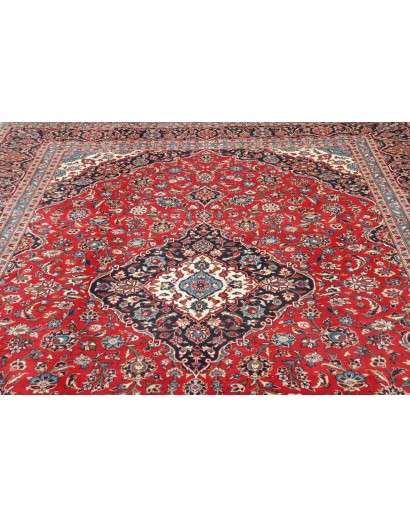 Tappeto Ardakan Persia bianco grigio 246x353