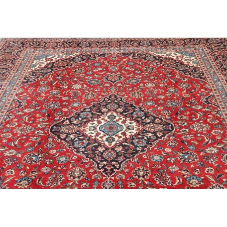 Tappeto Ardakan Persia bianco grigio 246x353