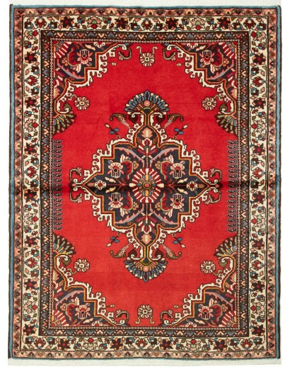 Tappeto Hamadan Persia marrone grigio 111x143