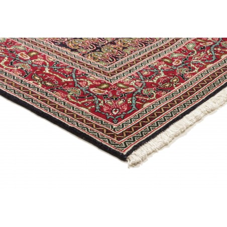 Tappeto Tabriz 50 Raj Persia marrone giallo 160x212