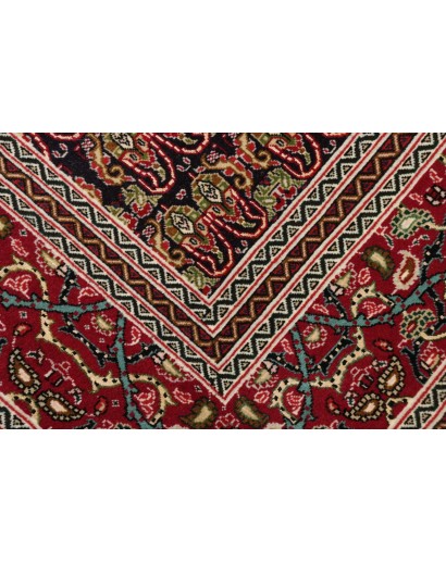 Tappeto Tabriz 50 Raj Persia marrone giallo 160x212