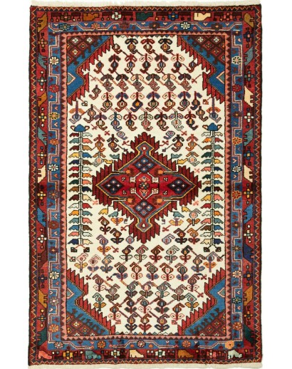 Tappeto Hamadan Persia marrone beige 103x162