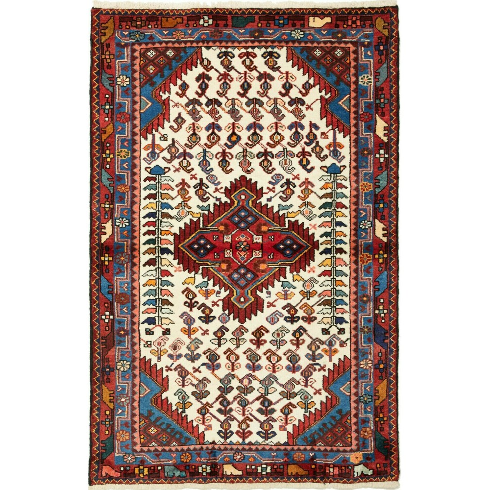 Tappeto Hamadan Persia marrone beige 103x162