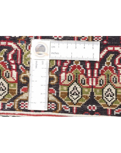 Tappeto Tabriz 50 Raj Persia marrone giallo 160x212