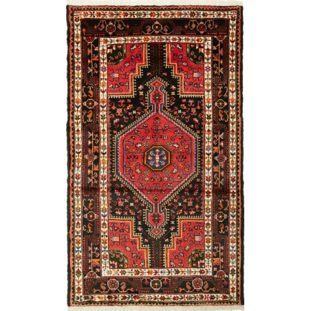 Tappeto Hamadan Persia grigio marrone 102x180