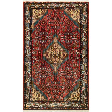 Tappeto Hamadan Persia grigio marrone 103x168