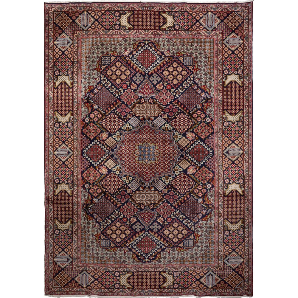 Tappeto Nadjafabad Persia azzurro marrone 305x430